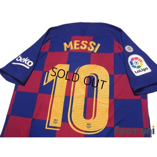 Photo4: FC Barcelona 2019-2020 Home #10 Lionel Messi  Authentic Shirt and Shorts Set