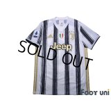 Juventus 2020-2021 Home Shirt #10 Paulo Dybala Scudetto Patch/Badge