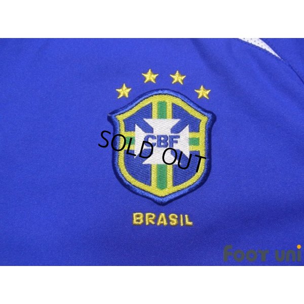 Photo6: Brazil 2002 Away Shirt #11 Ronaldinho 2002 FIFA World Cup Korea Japan Patch/Badge