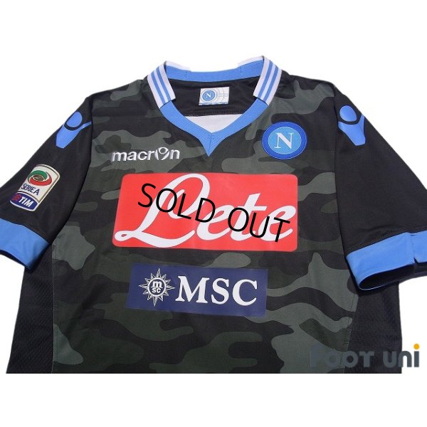 Photo3: Napoli 2013-2014 Away Authentic Shirt #17 Marek Hamsik Serie A Tim Patch/Badge