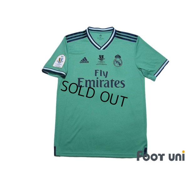 Photo1: Real Madrid 2019-2020 Home Shirt #15 Federico Valverde Supercopa de Espana Patch/Badge