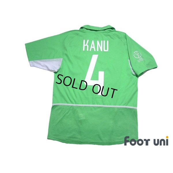 Photo2: Nigeria 2002 Home Shirt #4 Nwankwo Kanu 2002 FIFA World Cup Korea Japan Patch/Badge