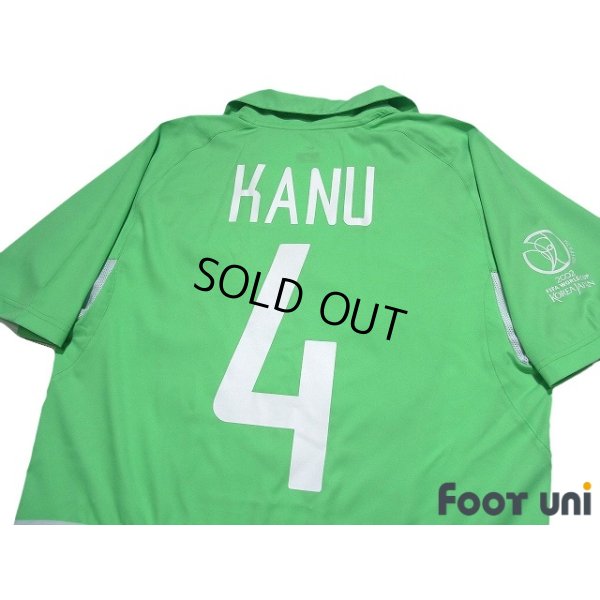 Photo4: Nigeria 2002 Home Shirt #4 Nwankwo Kanu 2002 FIFA World Cup Korea Japan Patch/Badge