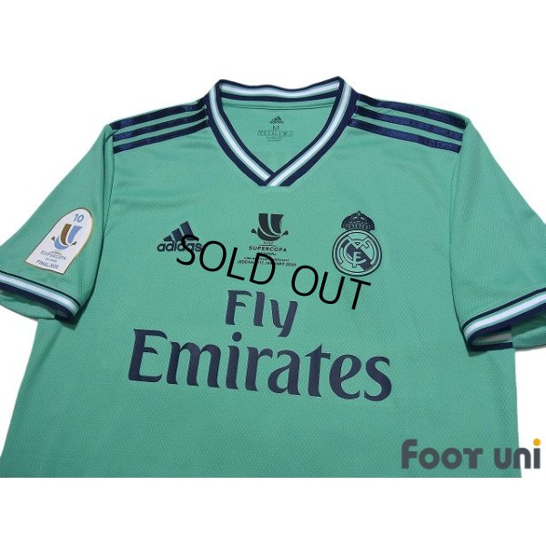 Photo3: Real Madrid 2019-2020 Home Shirt #15 Federico Valverde Supercopa de Espana Patch/Badge