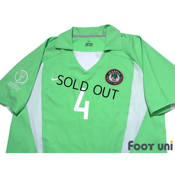 Photo3: Nigeria 2002 Home Shirt #4 Nwankwo Kanu 2002 FIFA World Cup Korea Japan Patch/Badge