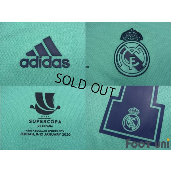 Photo7: Real Madrid 2019-2020 Home Shirt #15 Federico Valverde Supercopa de Espana Patch/Badge