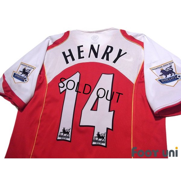 Photo4: Arsenal 2004-2005 Home #14 Thierry Henry Premier League Patch/Badge