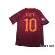 Photo2: AS Roma 2016-2017 Home Shirt #10 Francesco Totti Lega Calcio Patch/Badge w/tags (2)