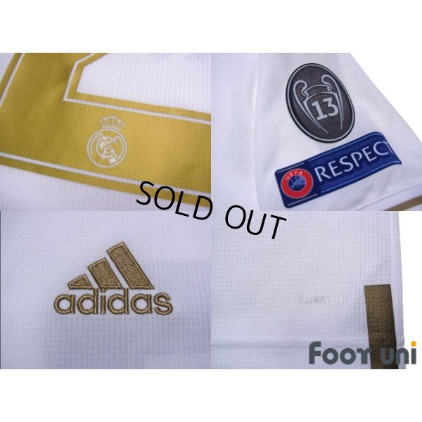Photo7: Real Madrid 2019-2020 Home Shirt #20 Marco Asensio Champions League Patch/Badge