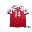 Photo2: Arsenal 2004-2005 Home #14 Thierry Henry Premier League Patch/Badge (2)