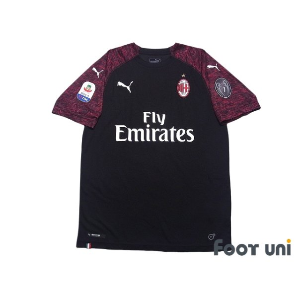Photo1: AC Milan 2018-2019 Third Shirt #11 Fabio Borini Lega Calcio Patch/Badge w/tags