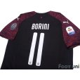 Photo4: AC Milan 2018-2019 Third Shirt #11 Fabio Borini Lega Calcio Patch/Badge w/tags
