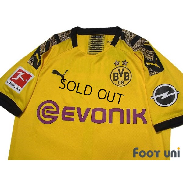 Photo3: Borussia Dortmund 2019-2020 Home Shirts #7 Jadon Sancho 110th Anniversary Bundesliga Patch/Badge w/tags