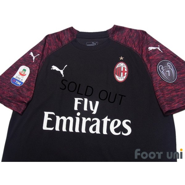 Photo3: AC Milan 2018-2019 Third Shirt #11 Fabio Borini Lega Calcio Patch/Badge w/tags
