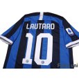 Photo4: Inter Milan 2019-2020 Home Shirt #10 Lautaro Martinez Lega Calcio Patch/Badge