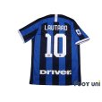 Photo2: Inter Milan 2019-2020 Home Shirt #10 Lautaro Martinez Lega Calcio Patch/Badge (2)