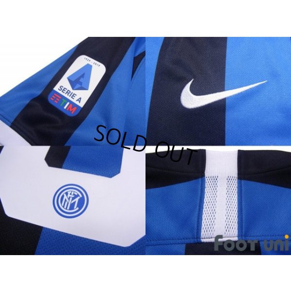 Photo7: Inter Milan 2019-2020 Home Shirt #10 Lautaro Martinez Lega Calcio Patch/Badge