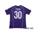 Photo2: Fiorentina 2006-2007 Home Shirt #30 Luca Toni (2)