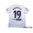Photo2: Valencia 2018-2019 Home Centenario Shirt #19 Rodrigo Moreno La Liga Patch/Badge w/tags  (2)