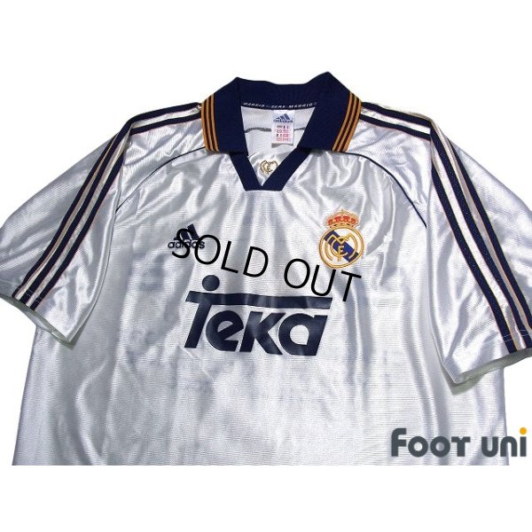 Photo3: Real Madrid 1998-2000 Home Shirt 