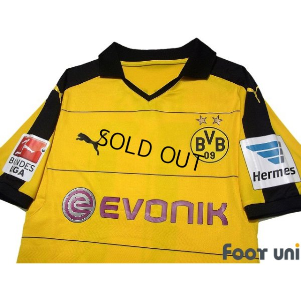 Photo3: Borussia Dortmund 2015-2016 Home Authentic Shirt #11 Marco Reus Bundesliga Patch/Badge w/tags