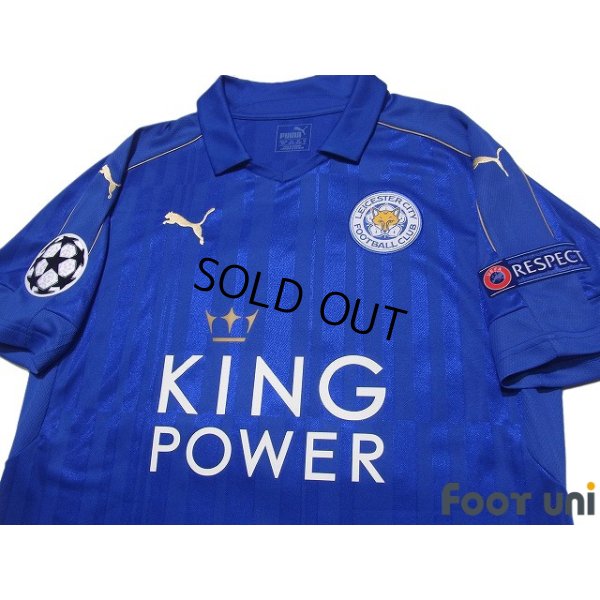 Photo3: Leicester City 2016-2017 Home Shirt #20 Shinji Okazaki Champions League Patch/Badge Respect Patch/Badge w/tags