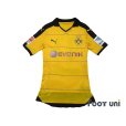 Photo1: Borussia Dortmund 2015-2016 Home Authentic Shirt #11 Marco Reus Bundesliga Patch/Badge w/tags (1)