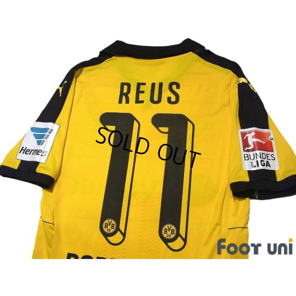 Photo4: Borussia Dortmund 2015-2016 Home Authentic Shirt #11 Marco Reus Bundesliga Patch/Badge w/tags