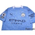 Photo3: Manchester City 2020-2021 Home Shirt #10 Aguero Premier League Patch/Badge w/tags