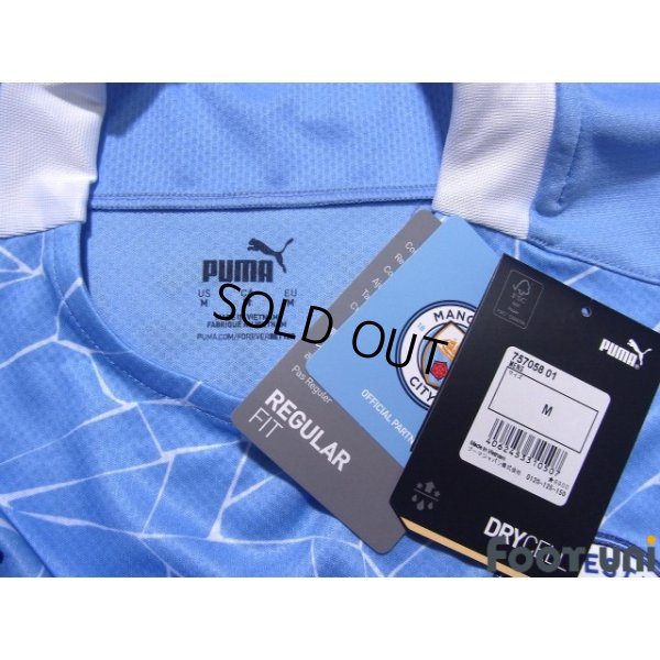 Photo5: Manchester City 2020-2021 Home Shirt #10 Aguero Premier League Patch/Badge w/tags