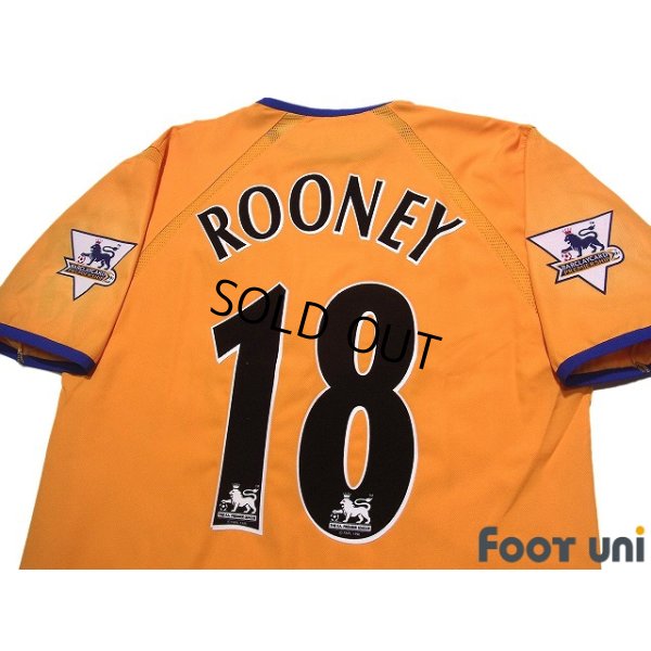 Photo4: Everton 2003-2004 Away Shirt #18 Wayne Rooney Premier League Patch/Badge w/tags