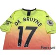 Photo4: Manchester City 2019-2020  3RD Shirt #17 Kevin De Bruyne Premier League Patch/Badge w/tags