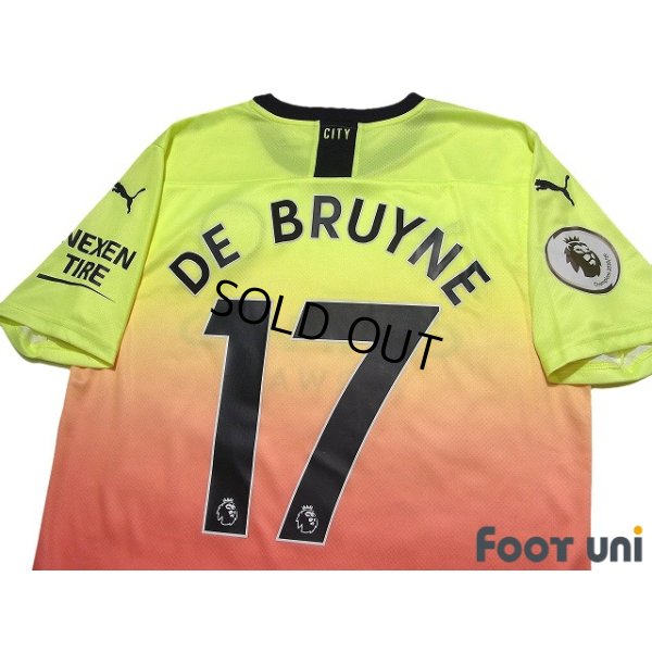 Photo4: Manchester City 2019-2020  3RD Shirt #17 Kevin De Bruyne Premier League Patch/Badge w/tags