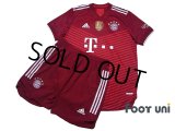 Bayern Munich 2021-2022 Home Authentic Shirt #9 Lewandowski Shorts Set