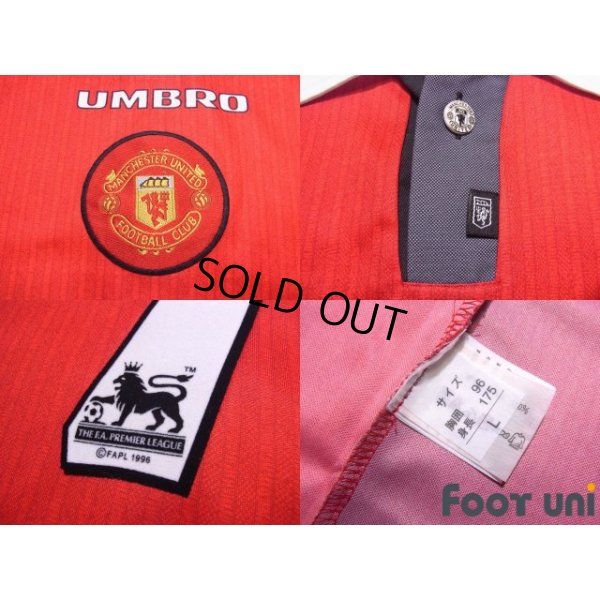 Photo6: Manchester United 1996-1998 Home Shirt #7 David Beckham 