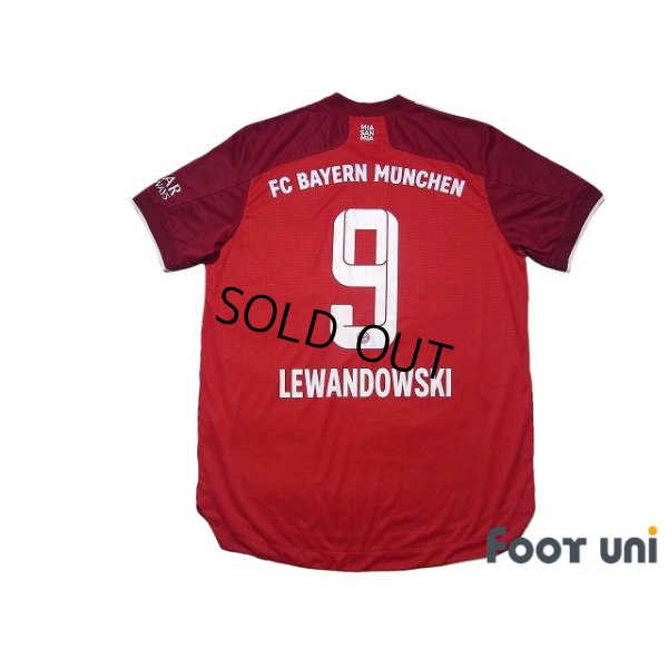 Photo2: Bayern Munich 2021-2022 Home Authentic Shirt #9 Lewandowski Shorts Set