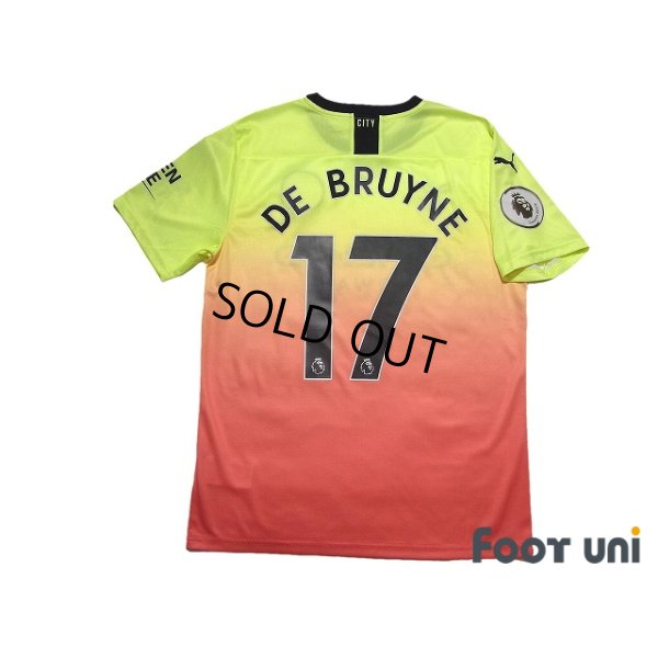 Photo2: Manchester City 2019-2020  3RD Shirt #17 Kevin De Bruyne Premier League Patch/Badge w/tags