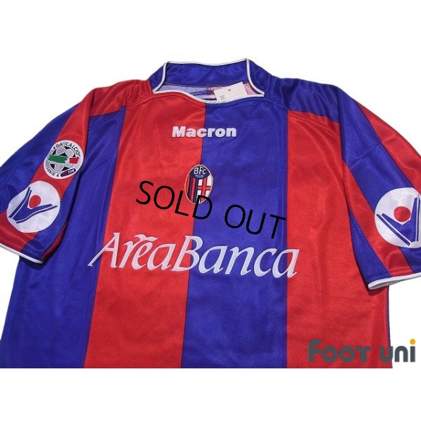 Photo3: Bologna 2003-2004 Home Shirt #16 Hidetoshi Nakata Lega Calcio Patch/Badge w/tags