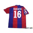 Photo2: Bologna 2003-2004 Home Shirt #16 Hidetoshi Nakata Lega Calcio Patch/Badge w/tags (2)