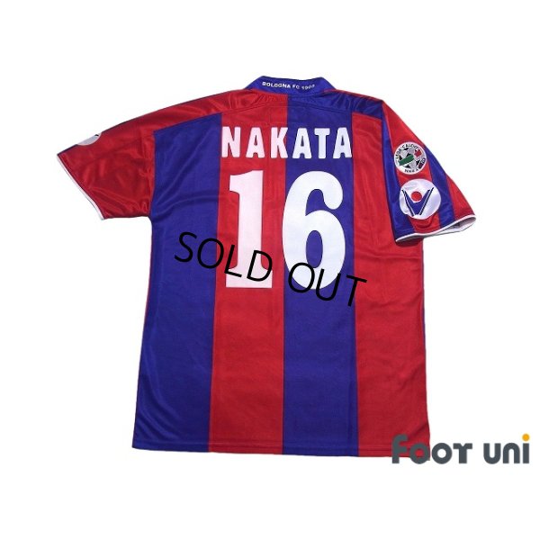 Photo2: Bologna 2003-2004 Home Shirt #16 Hidetoshi Nakata Lega Calcio Patch/Badge w/tags