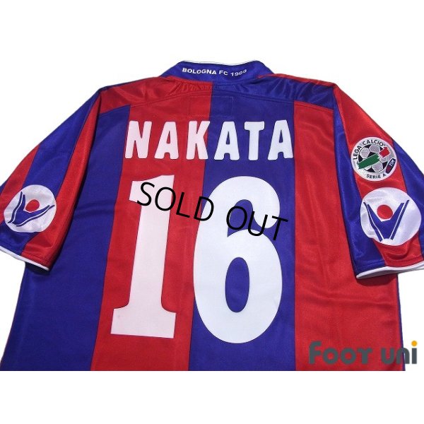 Photo4: Bologna 2003-2004 Home Shirt #16 Hidetoshi Nakata Lega Calcio Patch/Badge w/tags