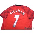 Photo4: Manchester United 1996-1998 Home Shirt #7 David Beckham 