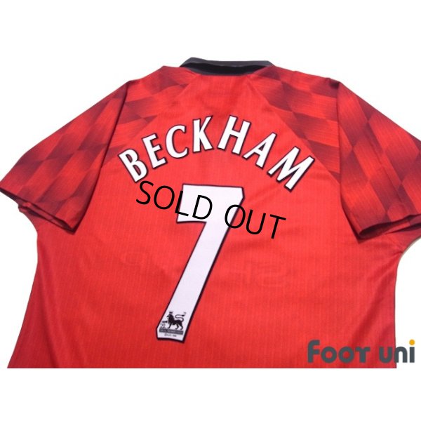 Photo4: Manchester United 1996-1998 Home Shirt #7 David Beckham 