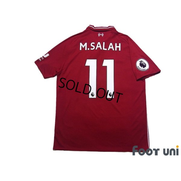 Photo2: Liverpool 2018-2019 Home Shirt #11 Mohamed Salah Premier League Patch/Badge w/tags