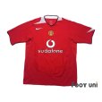 Photo1: Manchester United 2004-2006 Home Shirt (1)