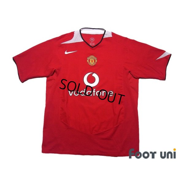Photo1: Manchester United 2004-2006 Home Shirt