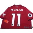 Photo4: Liverpool 2018-2019 Home Shirt #11 Mohamed Salah Premier League Patch/Badge w/tags