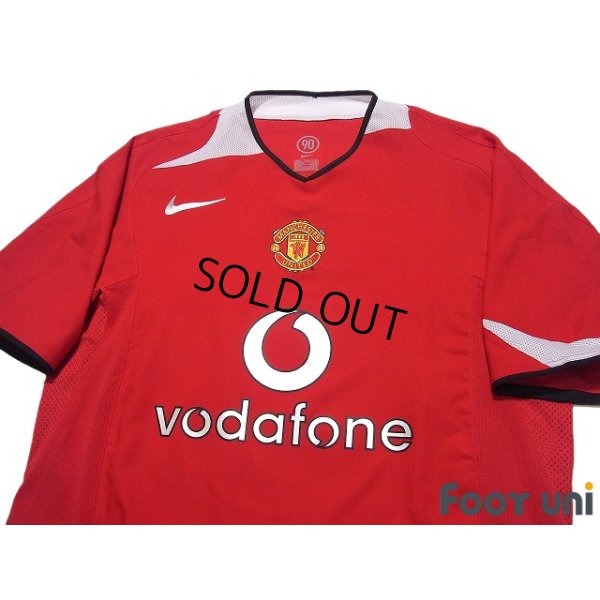 Photo3: Manchester United 2004-2006 Home Shirt