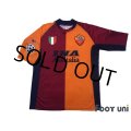 AS Roma 2001-2002 champions league model Shirt #10 Francesco Totti Champions League Patch/Badge
