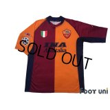 AS Roma 2001-2002 champions league model Shirt #10 Francesco Totti Champions League Patch/Badge